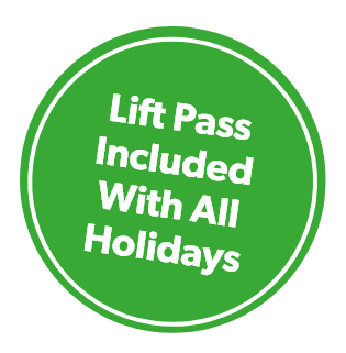 Lift pass included with all holidays