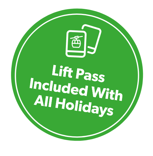 Lift pass included with all holidays